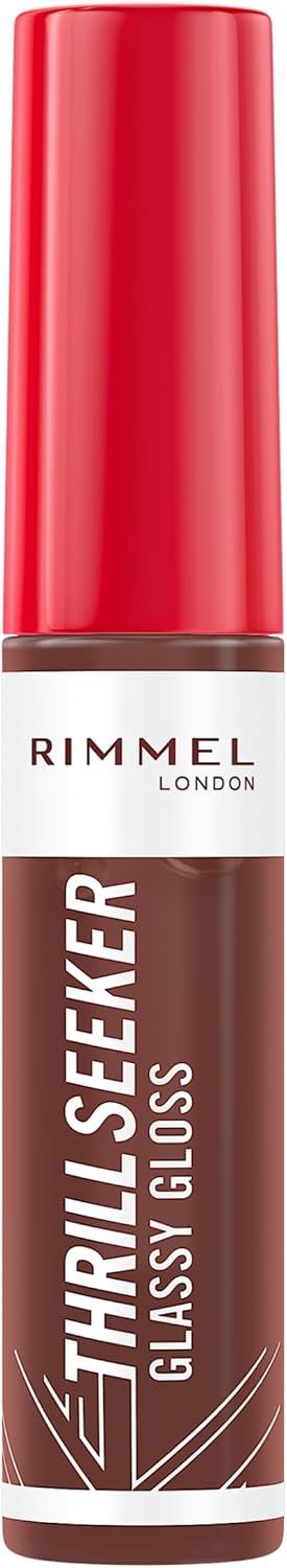 RIMMEL LONDON لميل ثريل سيكر جلاسي جلاس، غلازة الشوكولاتة - 800، 10 مل - Image 1