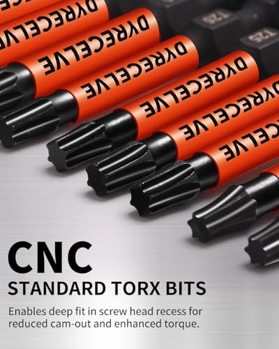 DYRECELVE Impact Torx Bit Set T15 T20 T25 T30 T40, 10-Pack 2 Inch S2 Steel Magnetic Power Bits for Impact Driver, 1/4 Inch Hex Shank Heavy Duty Magnetic Grip (Anti-Slip) - Image 4
