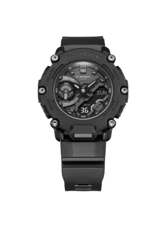 جي شوك ساعة رجالي GA-2200BB-1ADR أنالوج-ديجيتال 47.1 مم
