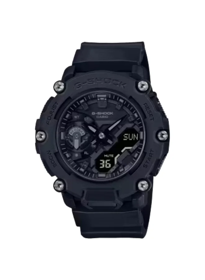 جي شوك ساعة رجالي GA-2200BB-1ADR أنالوج-ديجيتال 47.1 مم