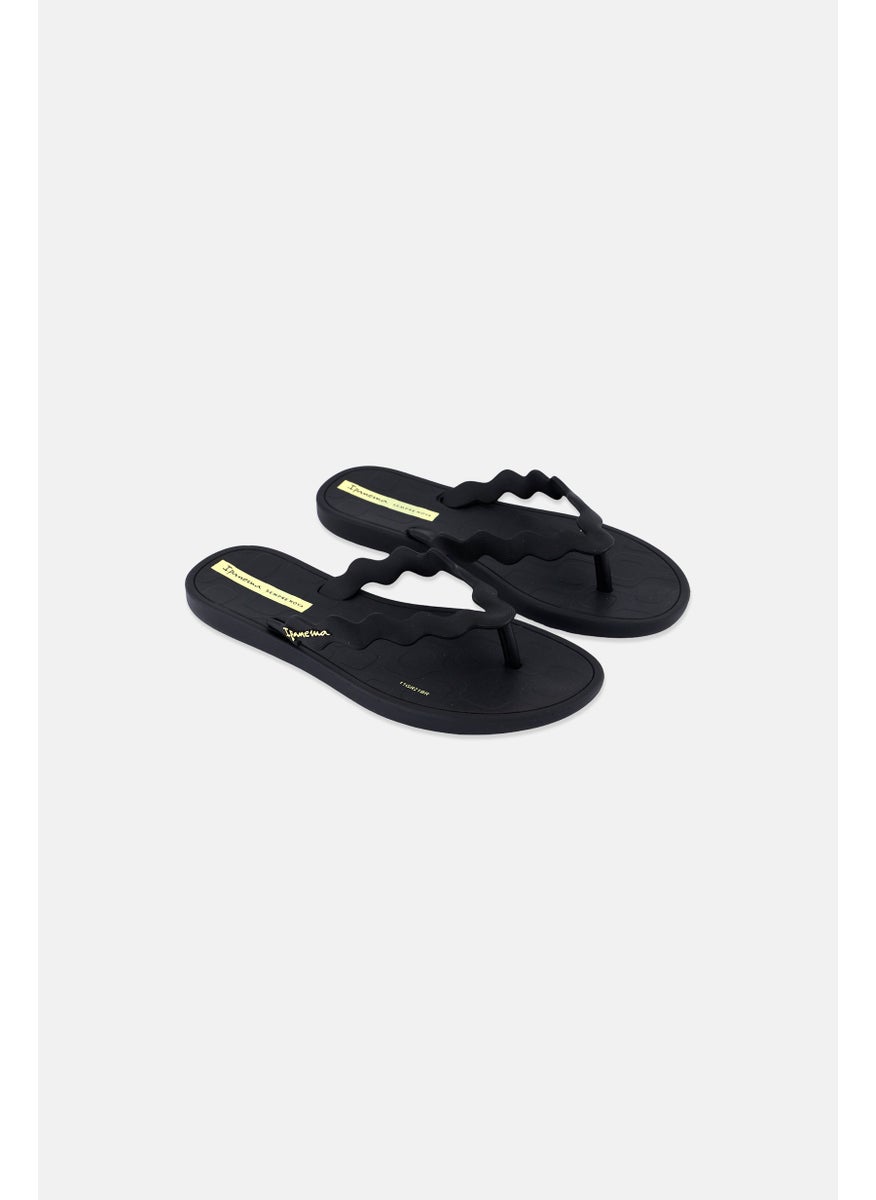 Kids Girl Zig Open Toe Slip On Slipper, Black