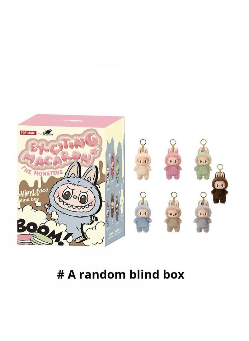 Labubu Generation I Heart Macaron Vinyl Face Blind Box Plush Doll Toy Ornaments-Specifications:A Random One Of The First Generation  - Image 2