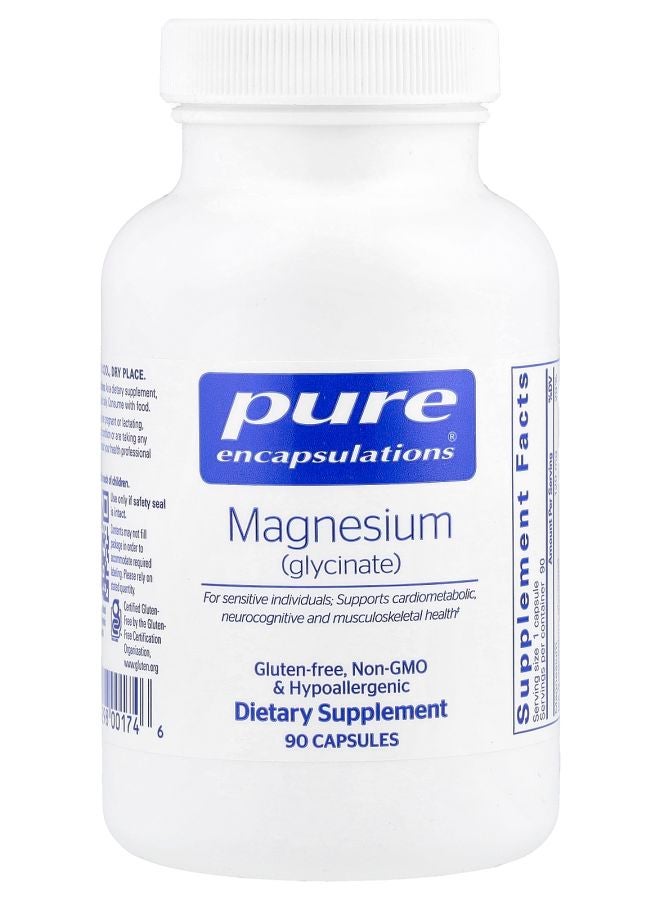 Pure Encapsulations مغنيسيوم (غليسينات) 90 كبسولة