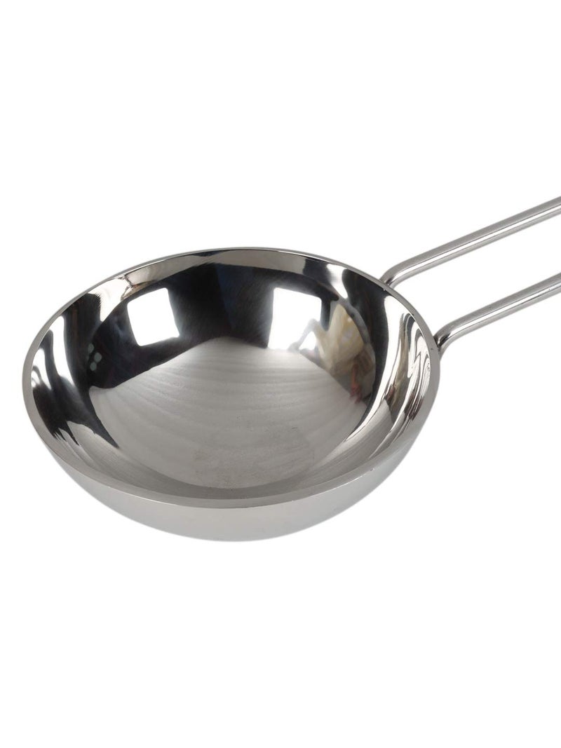 Incrizma Stainless Steel Tadka pan with Long Handle, Spice Roasting Tadka Pan, Vagaria with Long Handle Frying Pan Spice Heating Pan (Thickness: 3 mm, Capacity: 300 ml) - Image 4