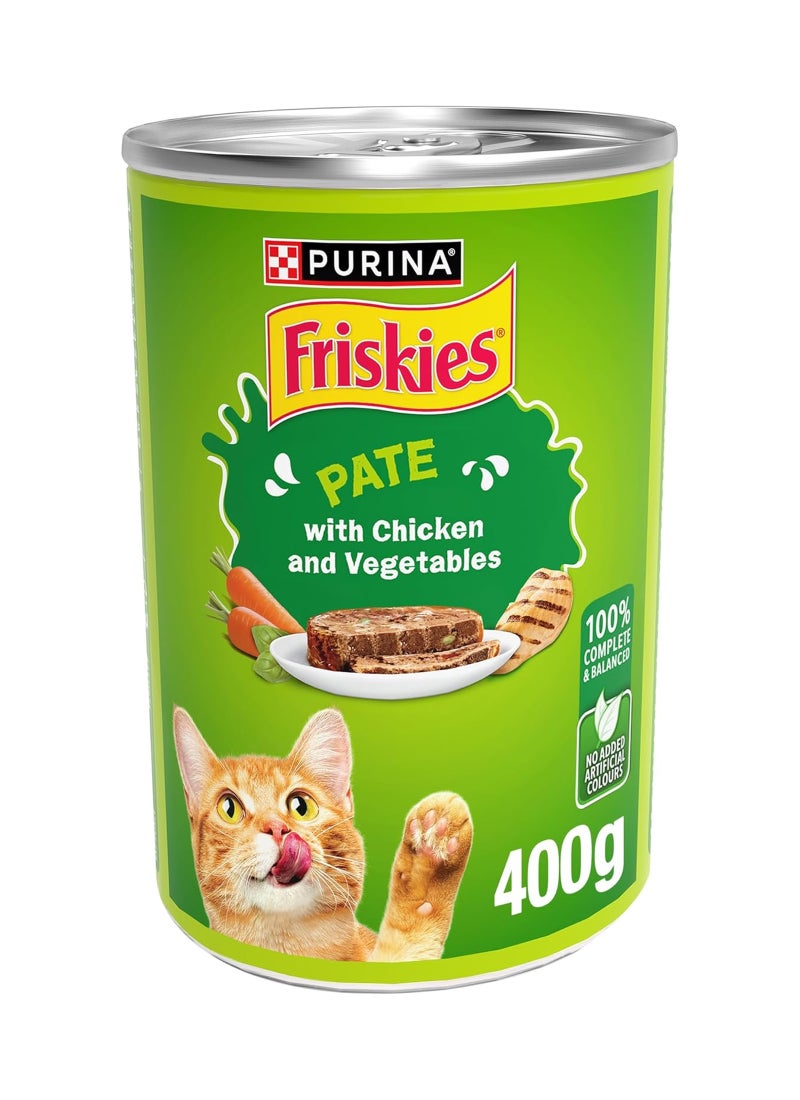 PURINA Friskies Wet Cat Food Chicken And Vegetable 400g  - Image 1