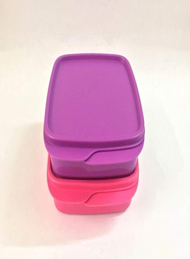 Tupperware Plastic Fun Meal Box Pack of 2, 2500 ml, Assorted - Image 1