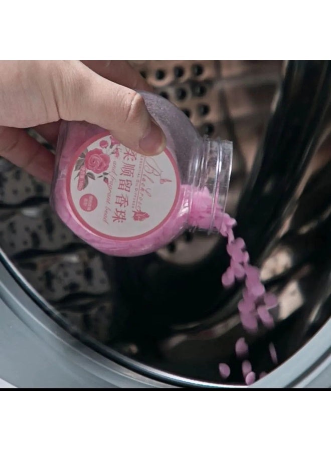 4 packs of laundry fragrance beads, deodorizing fabric freshener, soft laundry beads, 100g per pack - assorted scents and colors - Image 2