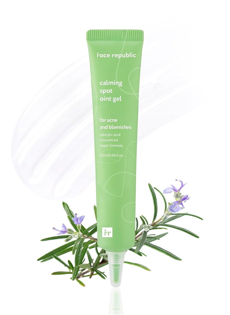 Face Republic Calming Spot Oint Gel 20ml 0.68 fl oz | Spot care | Salicylic Acid, Centella Asiatica, Tea Tree, Madecassoside | Vegan Korean Skin Care - pzsku/Z303ED71980B322E8C6E0Z/45/_/1740661289/5d83d224-a833-479d-8360-e808378724e8