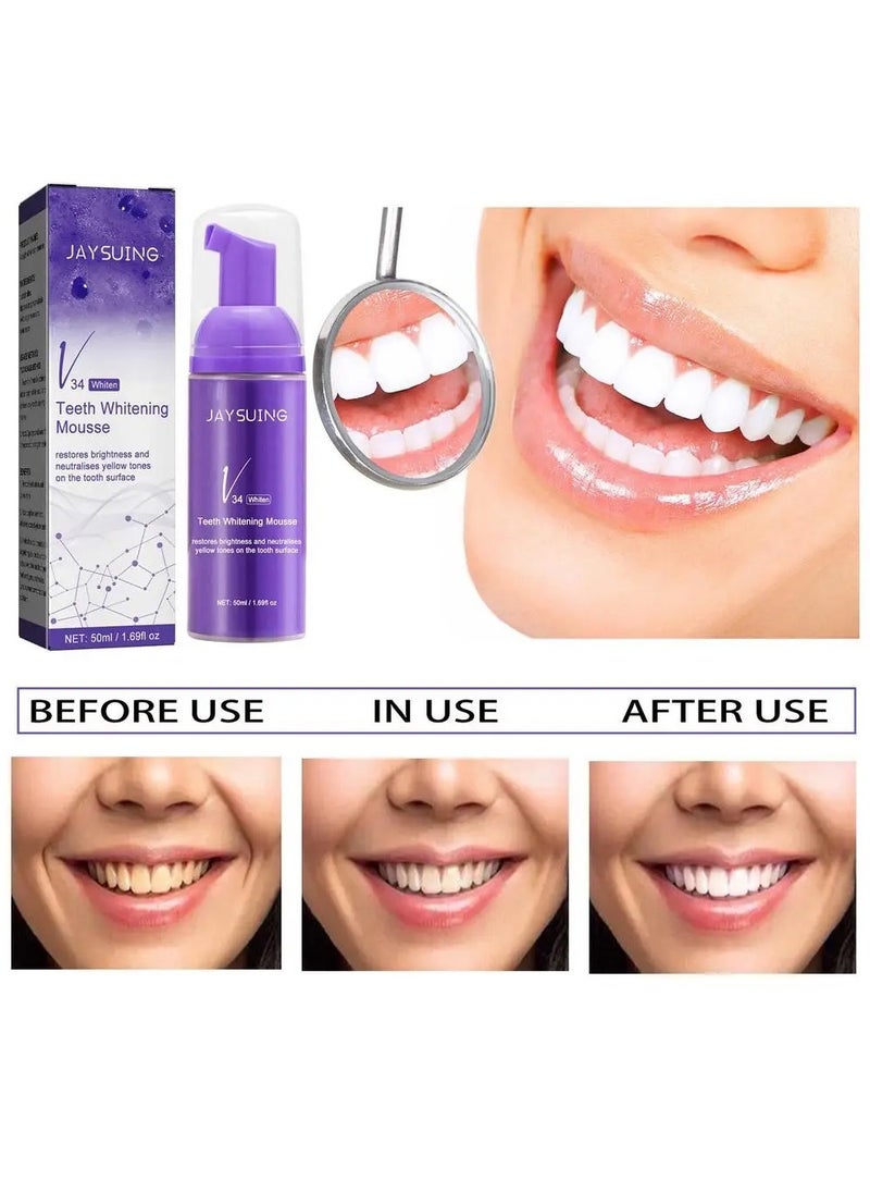 Teeth Whitening Toothpaste Care Toothpaste Stain Removal Reduce Yellowing Tools ,Effective Painless Travel-Friendly, Easy To Use, Beautiful White Smile