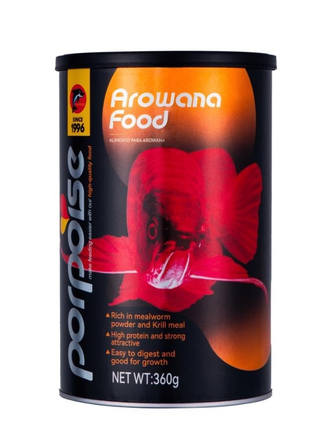 Porpoise Arowana High Protein 360g Fish Food - Image 1