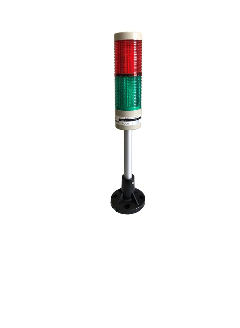 Auspicious Stack Light Red & Green Color Steady Light ARPS5RG 24VAC/DC - Image 1