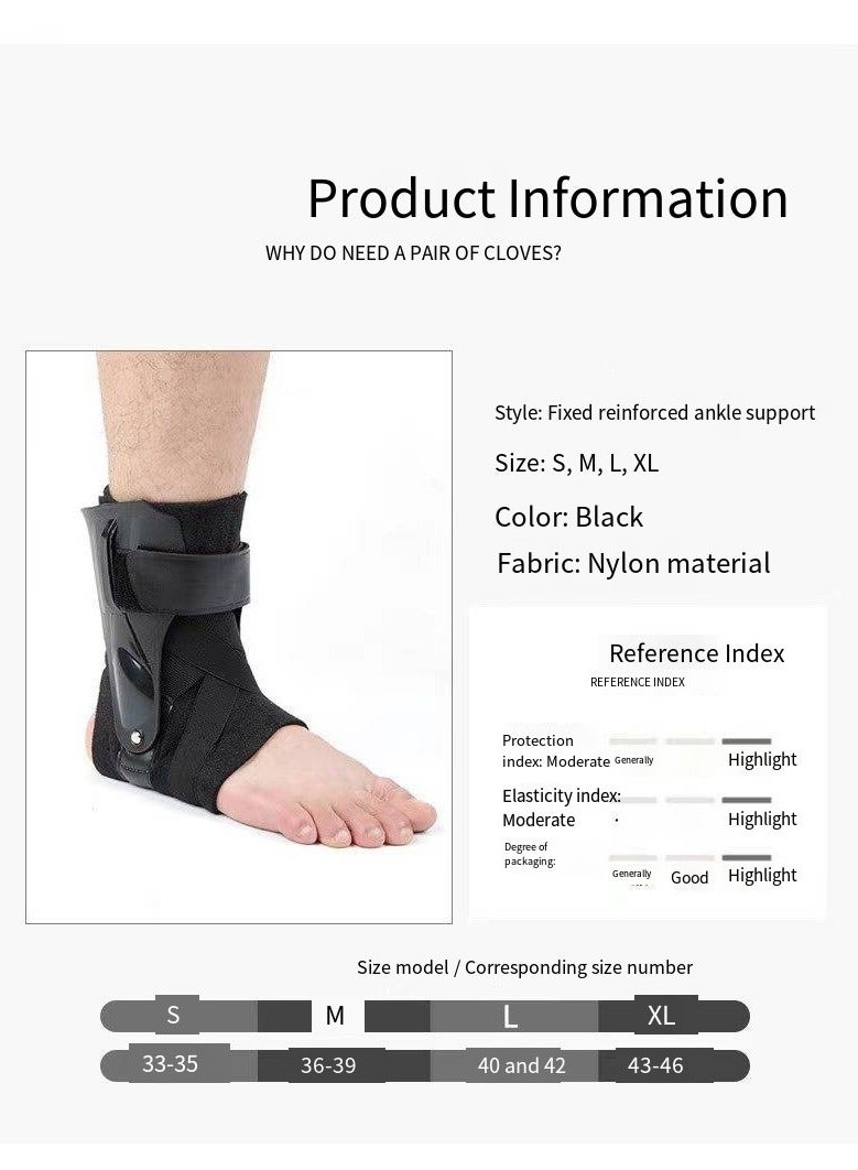 general 1 Pack Ankle Stabilizer Brace Arch Support for Plantar Fasciitis Relief Foot Heel Pain Sprain Basketball Football - Image 3