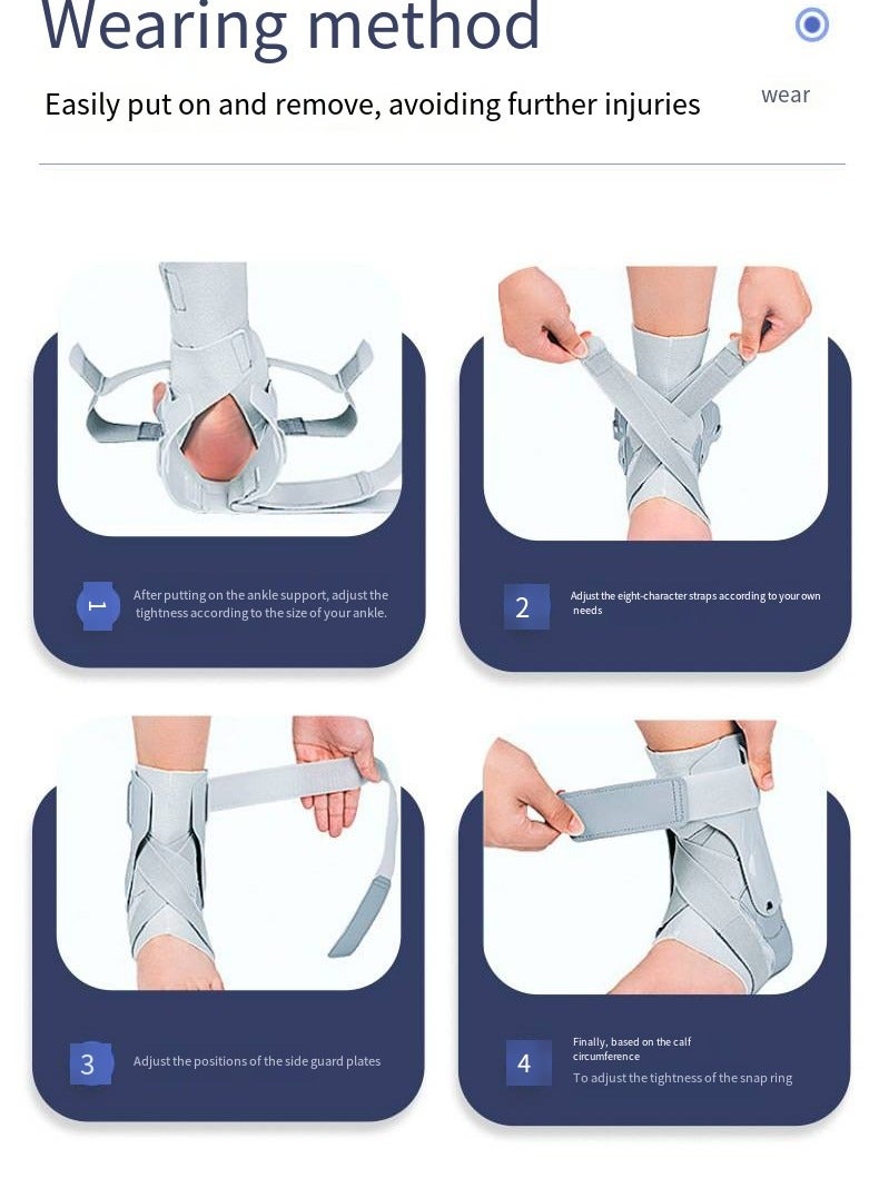 general 1 Pack Ankle Stabilizer Brace Arch Support for Plantar Fasciitis Relief Foot Heel Pain Sprain Basketball Football - Image 4