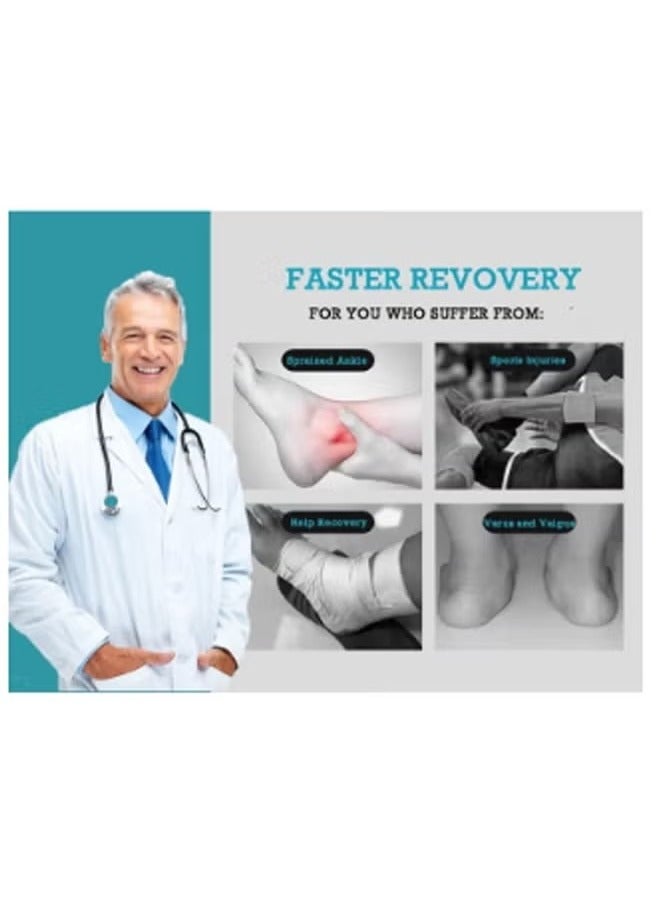 general 1 Pack Ankle Stabilizer Brace Arch Support for Plantar Fasciitis Relief Foot Heel Pain Sprain Basketball Football - Image 5