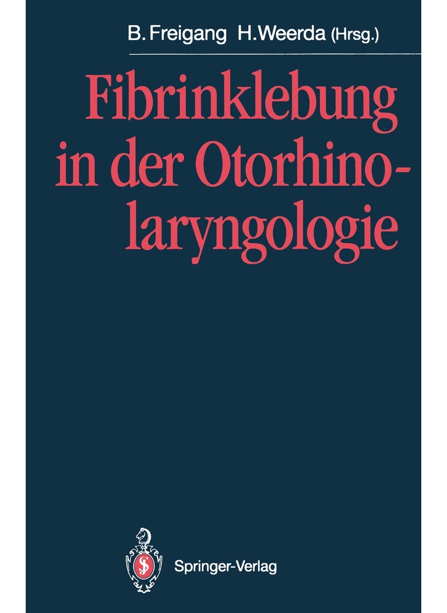 Fibrinklebung in der Otorhinolaryngologie 