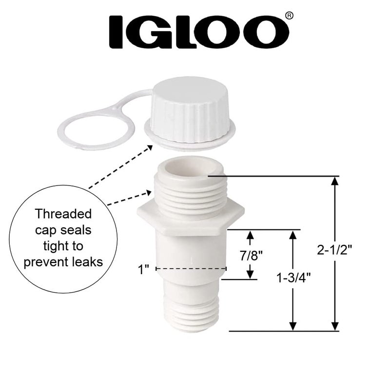 Igloo Replacement Threaded Drain Plug - Image 2