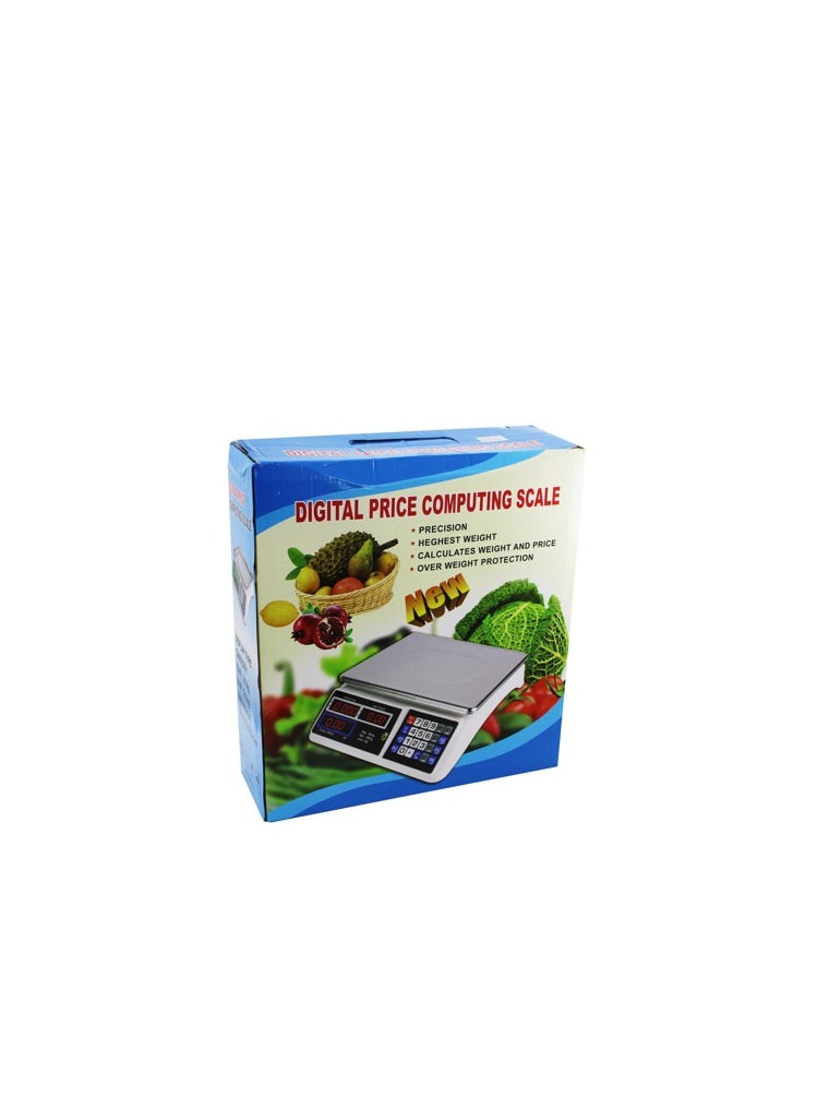 Generic - Fruity Weigh 40 Compact Fruit Weight Scale 40kg Capacity, Space Saving Design by Generic - Image 1