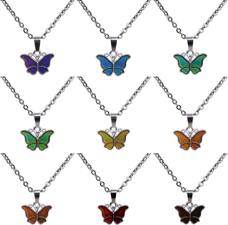 FM FM42 Temperature Sensing Color Changing Pendant Necklace with 19.29" Stainless Steel Rolo Chain - Image 3
