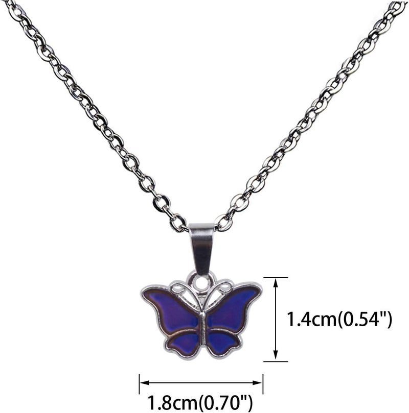 FM FM42 Temperature Sensing Color Changing Pendant Necklace with 19.29" Stainless Steel Rolo Chain - Image 5