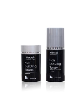 NATURALS HAIR BUILDING FIBERS 22g & HAIR LOCKING SPRAY 100ml  - Image 2