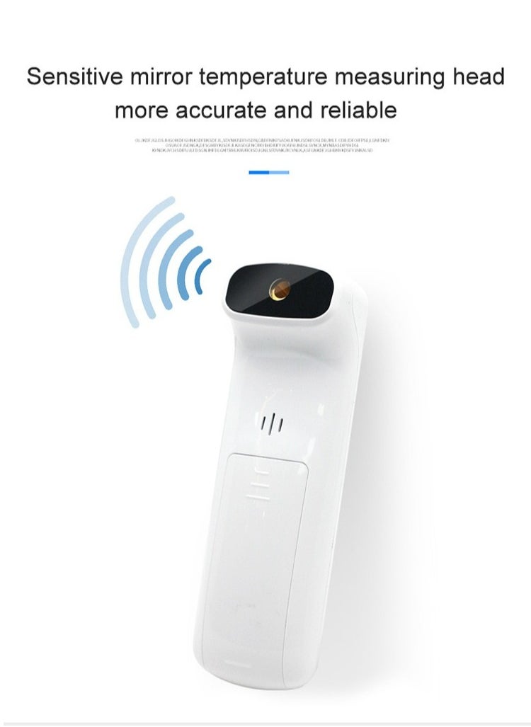 Non-contact infrared thermometer. Handheld tablet thermometer gun