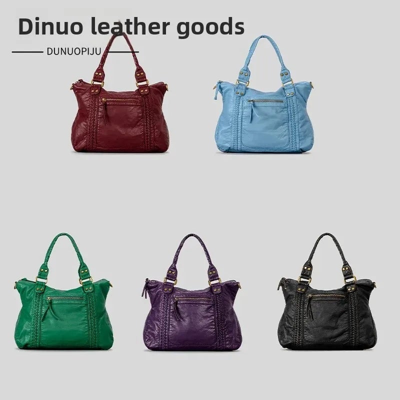 Hot-selling French Vintage Bags Shoulder Crossbody Bag Tote Bag Large Bag Women''s Large Capacity Bag Washing Bag - Image 5