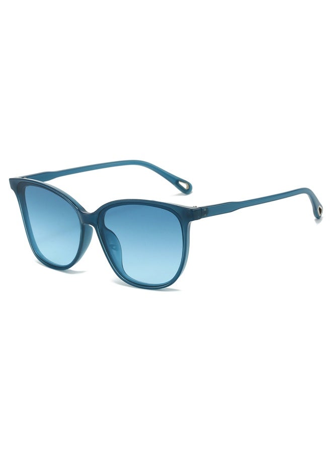 آنا نظارات شمسية فاخرة بحواف مستديرة ومربعة ومقاومة للأشعة فوق البنفسجية بتصميم عصري شخصية - Image 1