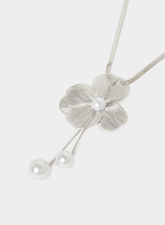 ستايلي طقم مجوهرات أقراط وعقد - Image 4