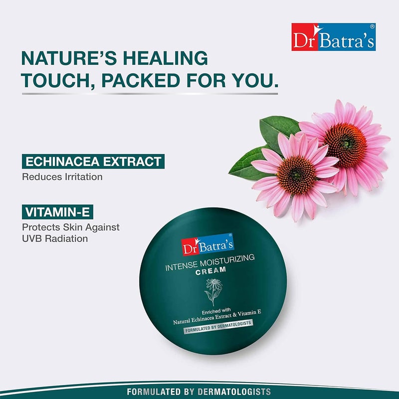 Dr Batra's Dr Batras Dr BatraS Intense Moisturizing Cream Enriched With Natural Echinaces Vitamin E 100 Gm Pack Of 2 - Image 2