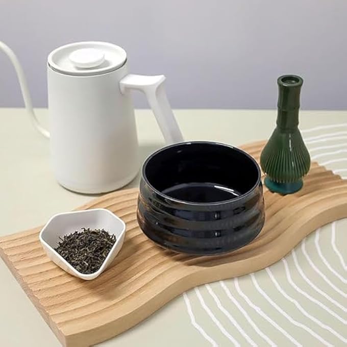 wisfunlly Matcha Whisk SetMatcha WhiskReusable Pp Resin Matcha Whisk Tea Whisk Dishwasher Safe Matcha Stirrer Matcha Green Tea Powder For Matcha Green Tea With Whisk Holder Green - Image 5