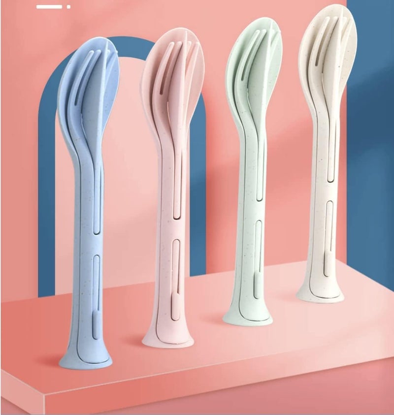 Reusable Fork, Knife and Spoon Set - Practical and Stylish Choice Best Portable Cutlery Set for All Occasions - Image 5