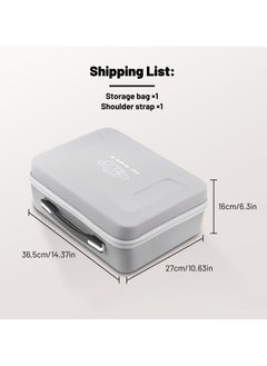 SYOSI Waterproof Hard Case for DJI Avata 2 Fly More Combo, Portable Travel Carrying Case for DJI Goggles 3/RC Motion 3/FPV Remote Controller 3 Accessories  - Image 4