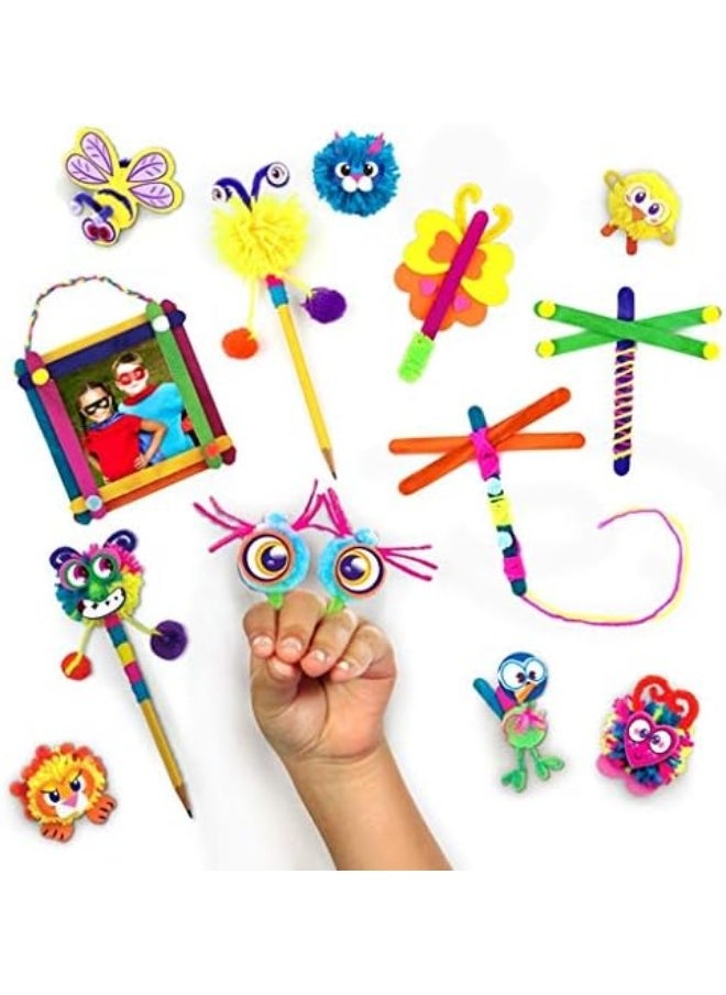 ArtSkills ArtSkills Activity Bucket, Arts and Crafts Supplies, Assorted Colors and Shapes, 170 Count  - Image 3