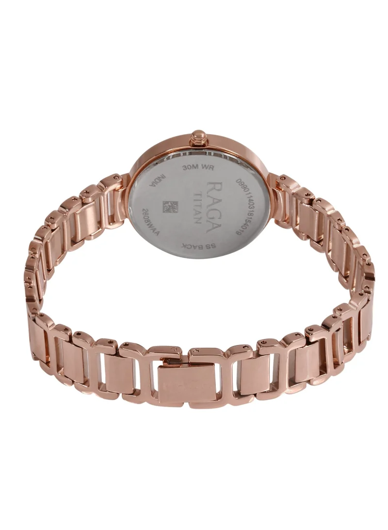 TITAN Raga Women's Sundial Gold Elegance: The Timeless Statement Watch