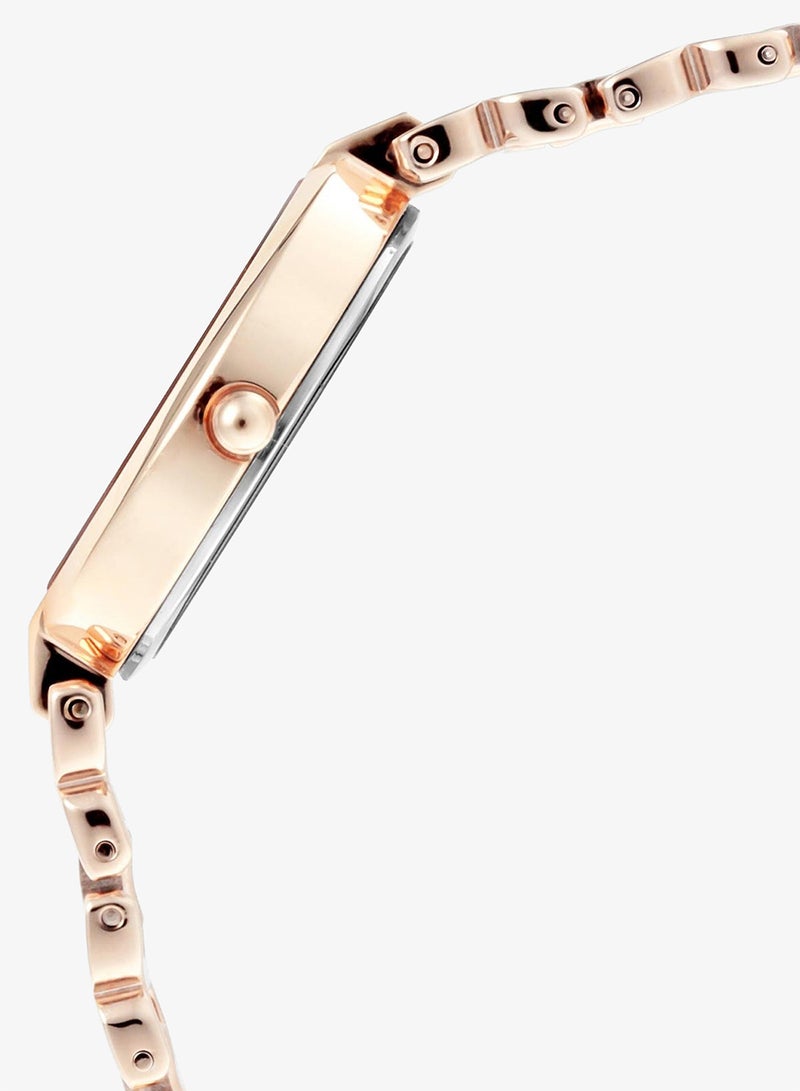 Titan Raga Viva Quartz Analog Rose Gold Dial Rose Gold Metal Strap Watch for Women - NT2608WM01 - Image 4