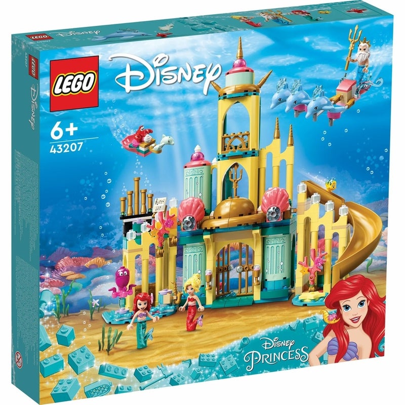 LEGO - Disney Ariels Underwater Palace 498 Pieces - 43207 - Image 1