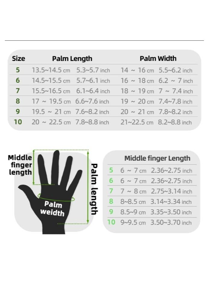 Excefore Children Football Gloves, 7# Kids Youth Football Soccer Goalkeeper Goalie Training Gloves Gear with Strong Grips Palms, Soccer Goalie Goalkeeper Gloves for Kids Boys Children (Blue) - Image 5