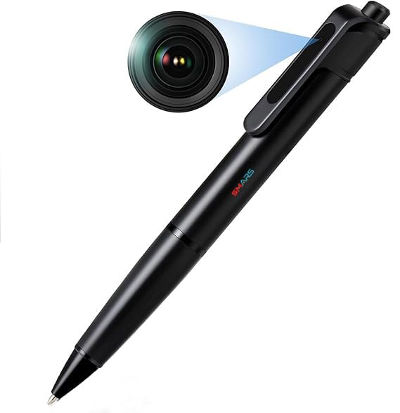 smars FHD Pocket Pen Body Camera | Mini Security Indoor Outdoor Camera with Audio Video Recording | MSR88 - Image 1