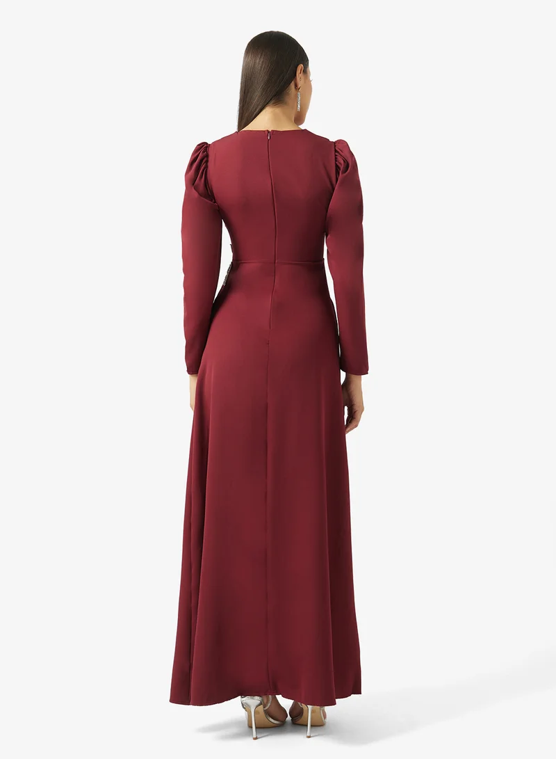 خزانة Embroidered A-line Dress