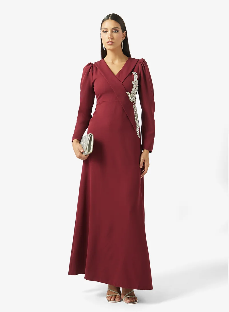 Khizana  Embroidered A-line Dress for Women | Best Price UAE