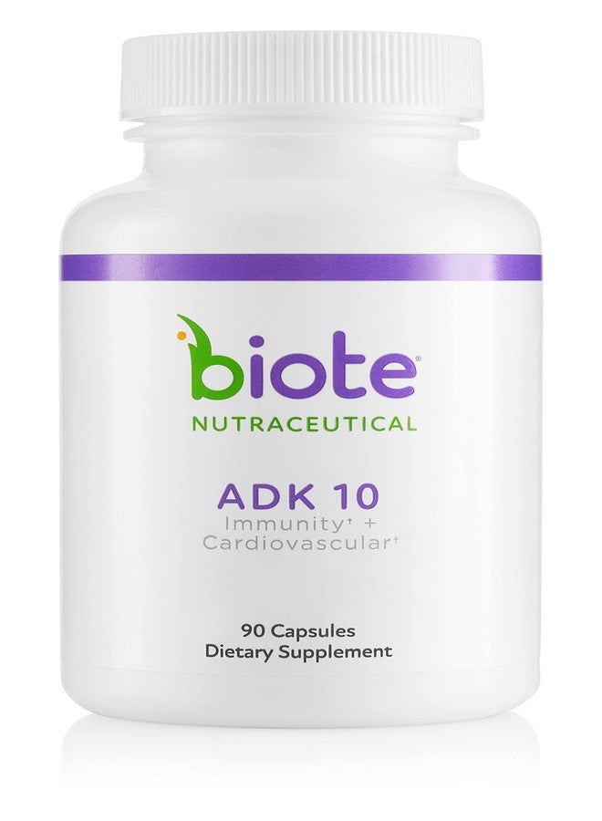 Biote Nutraceuticals - ADK 10 - Immunity + Cardiovascular (90 Capsules) - Image 1