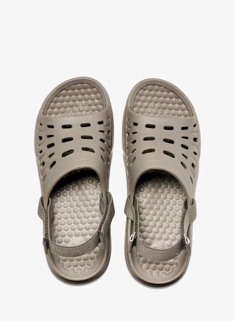Joybees Solid Grey Green Trekking Slide for Men | Best Price UAE