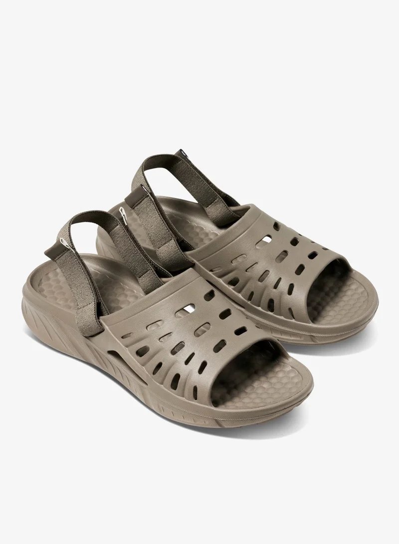 Joybees Solid Grey Green Trekking Slide for Men | Best Price UAE