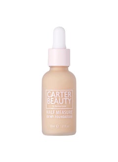 Carter Beauty By Marissa Carter Half Measure Dewy Foundation  WaterBased LightToMedium Sheer Finish  Vegan And Cruelty Free Paraben And Sulfate Free  Shortbread  101 OZ