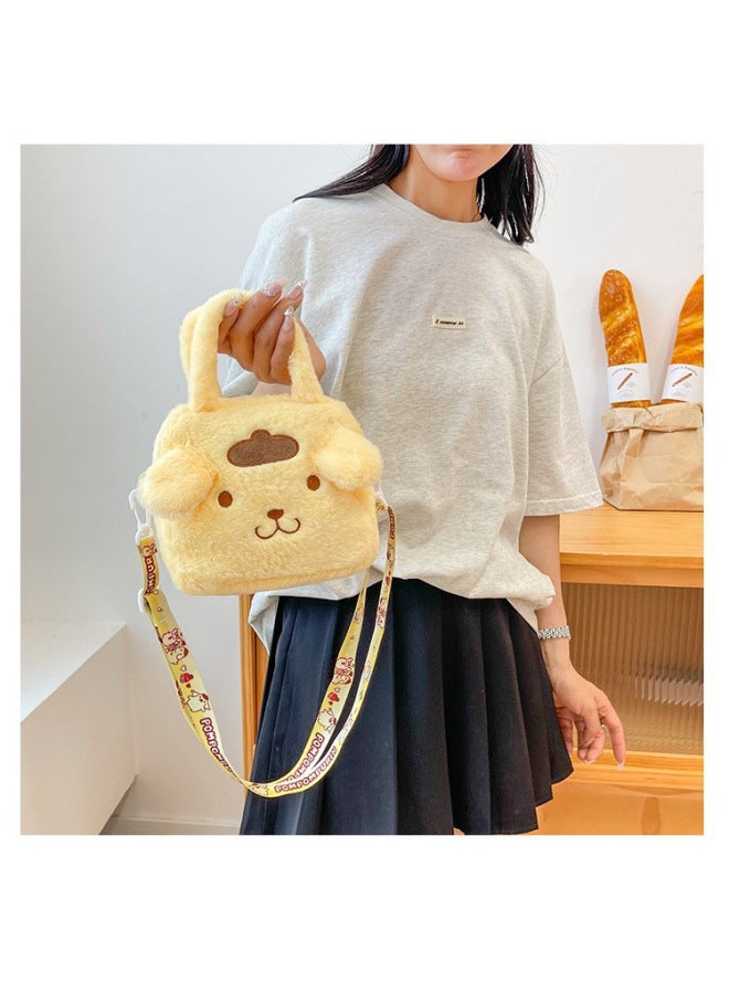 2025 Ins Children's Doll Bag  8 Inch Plush Handbag Grab Doll Coin Purse-Specifications:Round Bag  2 - Image 3