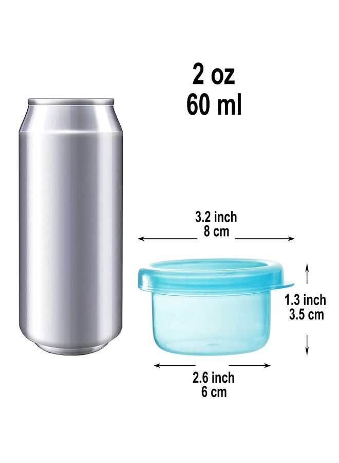 Youngever 9 Sets Baby Food Storage, Plastic Baby Food Containers (2 Ounce) - Image 2