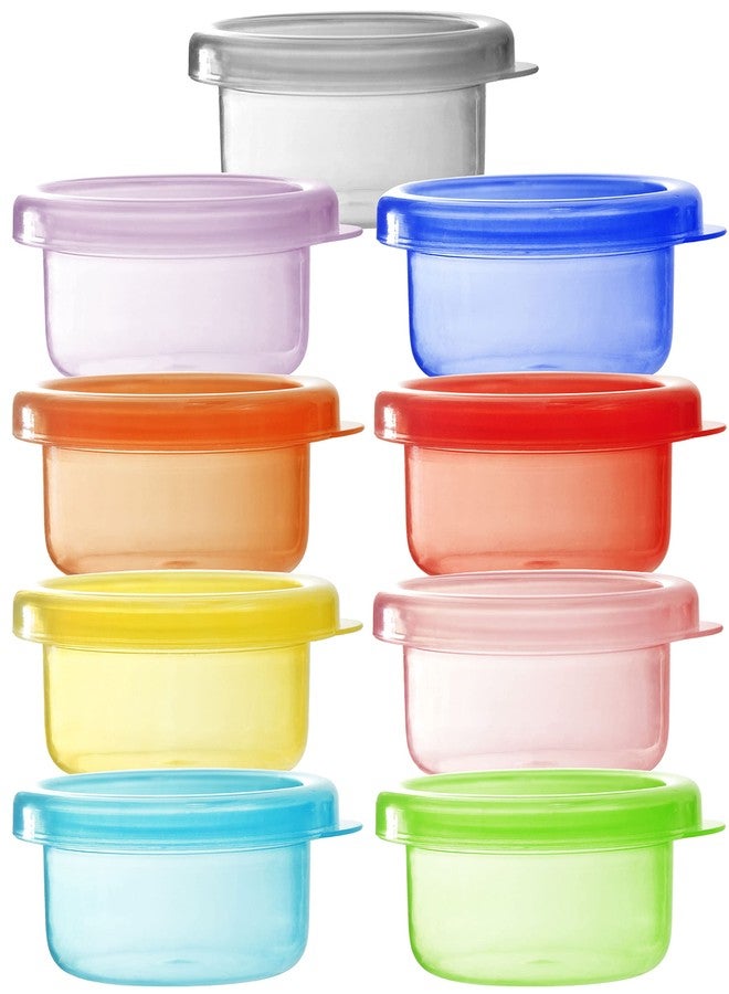 Youngever 9 Sets Baby Food Storage, Plastic Baby Food Containers (2 Ounce) - Image 1