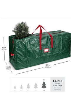 SINCHER SINCHER Large Organiser for 9ft Artificial Tree Portable Tote Bug and Dust Proof Storage Bag (65 "x15 "x30")  - Image 5
