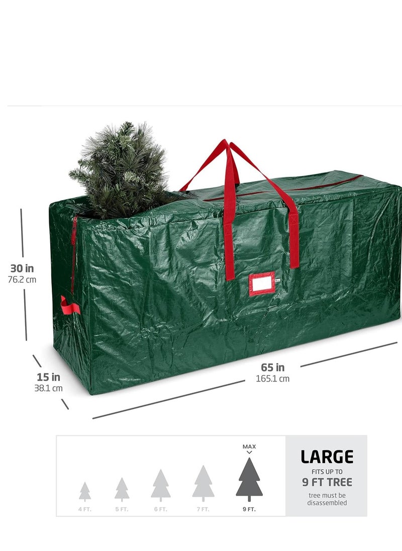 SINCHER - SINCHER Large Organiser for 9ft Artificial Tree Portable Tote Bug and Dust Proof Storage Bag (65 "x15 "x30") - Image 1