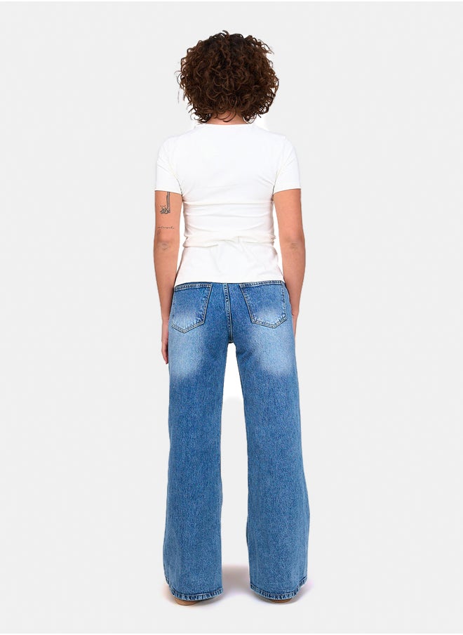 Clue Timeless Tencel Crew Neck Top  - Image 4